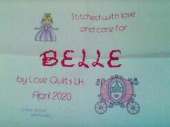 Cross stitch square for Belle J's quilt