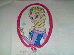 Cross stitch square for Belle J's quilt