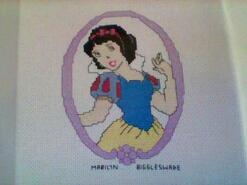 Cross stitch square for Belle J's quilt