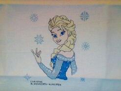 Cross stitch square for Lillie-Ann A's quilt