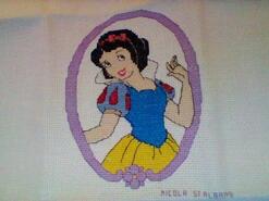 Cross stitch square for Willow G's quilt
