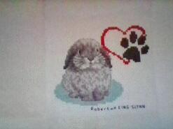 Cross stitch square for Tiegan G's quilt
