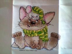Cross stitch square for Tiegan G's quilt
