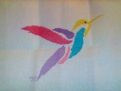 Cross stitch square for Jayda J's quilt