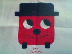 Cross stitch square for Albie T's quilt