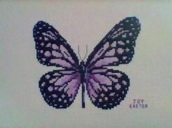 Cross stitch square for Anaya Z's quilt