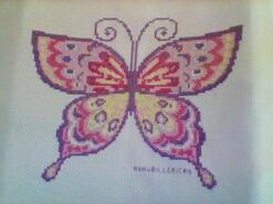Cross stitch square for Anaya Z's quilt