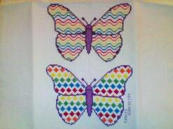 Cross stitch square for Anaya Z's quilt