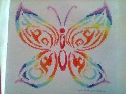 Cross stitch square for Anaya Z's quilt