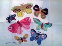 Cross stitch square for Anaya Z's quilt