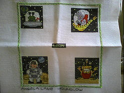 Cross stitch square for Leon's quilt