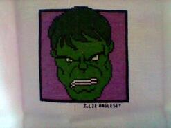 Cross stitch square for Arthur's quilt