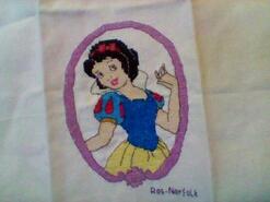 Cross stitch square for Halle D's quilt