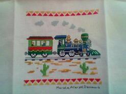 Cross stitch square for John Joseph A's quilt