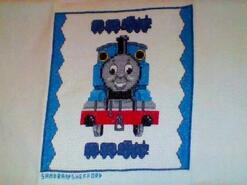 Cross stitch square for John Joseph A's quilt