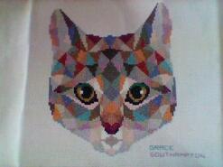 Cross stitch square for Natalia M's quilt