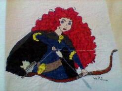 Cross stitch square for Holly S's quilt