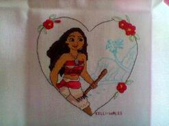 Cross stitch square for Holly S's quilt