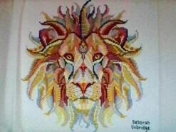 Cross stitch square for Olivia's quilt