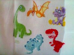 Cross stitch square for Ibby B's quilt