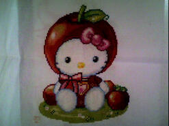 Cross stitch square for Talia F's quilt