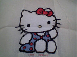 Cross stitch square for Talia F's quilt