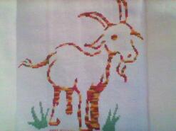 Cross stitch square for Callie S's quilt