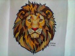 Cross stitch square for Spencer R's quilt