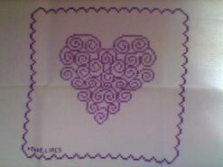 Cross stitch square for Jodi C's quilt