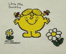 Cross stitch square for Amelia R's quilt