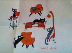 Cross stitch square for Kate's quilt