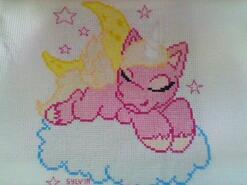 Cross stitch square for Freya T's quilt