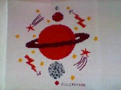 Cross stitch square for Eleanor N's quilt