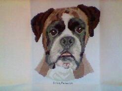 Cross stitch square for Myah-Leigh's quilt