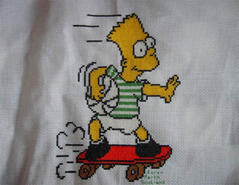 Cross stitch square for Ben C's quilt