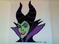 Cross stitch square for Maisie L's quilt