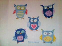 Cross stitch square for Lina S's quilt