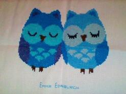 Cross stitch square for Lina S's quilt