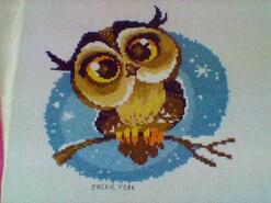 Cross stitch square for Lina S's quilt