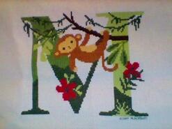 Cross stitch square for Muhamed N's quilt