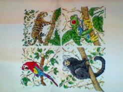 Cross stitch square for Muhamed N's quilt