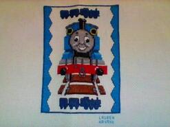 Cross stitch square for Connor R's quilt