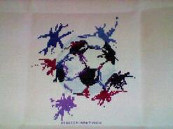Cross stitch square for Cyrus B's quilt