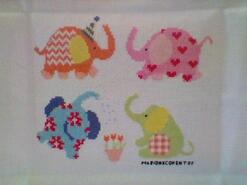 Cross stitch square for Alfie J's quilt