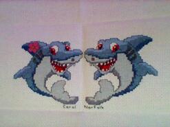Cross stitch square for Niall B's quilt