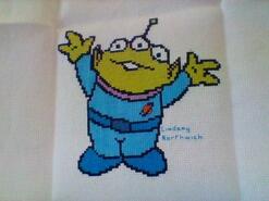 Cross stitch square for Thomas S's quilt