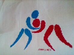 Cross stitch square for Jack C's quilt