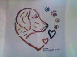 Cross stitch square for Natasha F's quilt