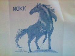 Cross stitch square for Chloe G's quilt