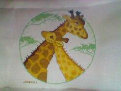 Cross stitch square for Jodie-Leigh's quilt